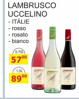 BENE Nápoje LAMBRUSCO UCCELINO - ITÁLIE nabídka