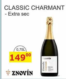 BENE Nápoje ZNOVÍN ZNOJMO 0,75L CLASSIC CHARMANT - Extra sec nabídka