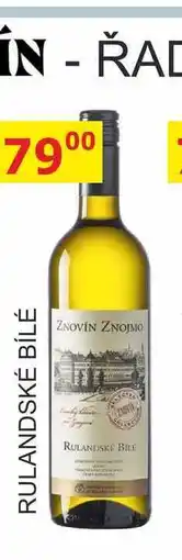 BENE Nápoje ZNOVÍN ZNOJMO 0,75L RULANDSKÉ BÍLÉ nabídka