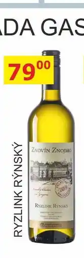 BENE Nápoje ZNOVÍN ZNOJMO 0,75L RYZLINK RÝNSKÝ nabídka