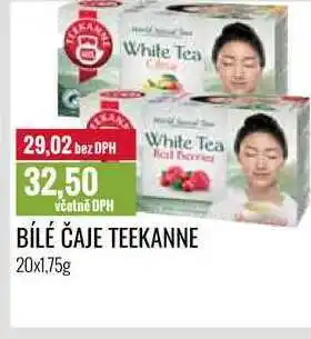 Ratio BÍLÉ ČAJE TEEKANNE nabídka