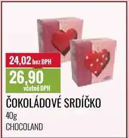 Ratio ČOKOLÁDOVÉ SRDÍČKO nabídka