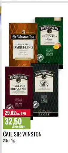 Ratio ČAJE SIR WINSTON nabídka