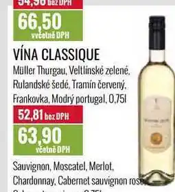 Ratio VÍNA CLASSIQUE nabídka