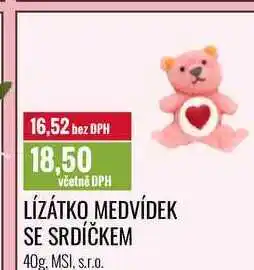 Ratio LÍZÁTKO MEDVÍDEK SE SRDÍČKEM nabídka