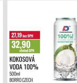 Ratio KOKOSOVÁ VODA 100% nabídka