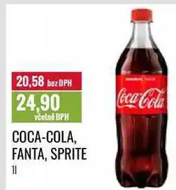 Ratio COCA-COLA, FANTA, SPRITE nabídka