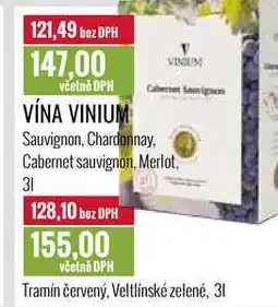 Ratio VÍNA VINIUM nabídka