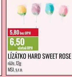 Ratio LÍZÁTKO HARD SWEET ROSE nabídka