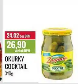 Ratio OKURKY COCKTAIL nabídka