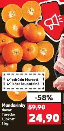 Kaufland Mandarinky nabídka
