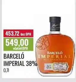 Ratio BARCELÓ IMPERIAL 38% nabídka