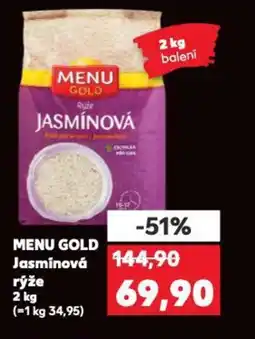 Kaufland MENU GOLD Jasmínová rýže nabídka