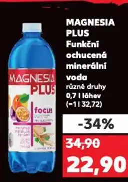 Kaufland MAGNESIA Plus Funkční ochucená minerální voda nabídka