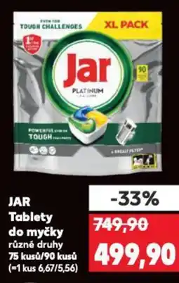 Kaufland JAR Tablety do myčky nabídka