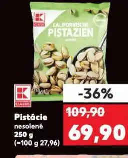 Kaufland Pistácie nabídka