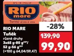 Kaufland RIO MARE Tuňák nabídka