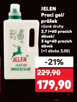 Kaufland JELEN Praci gel/ prášek nabídka