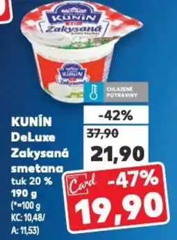 Kaufland KUNIN DeLuxe Zakysaná smetana nabídka