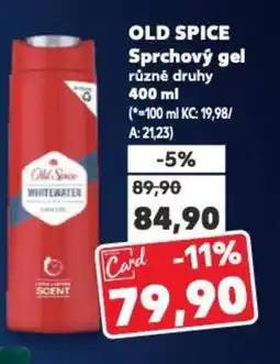 Kaufland OLD SPICE Sprchový gel nabídka
