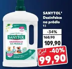 Kaufland SANYTOL Dezinfekce na prádlo nabídka