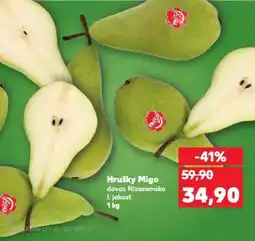 Kaufland Hrušky Migo nabídka