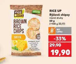 Kaufland RICE UP Rýžové chipsy nabídka