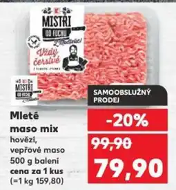 Kaufland Mleté maso mix nabídka
