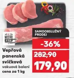 Kaufland Vepřová panenská svíčková nabídka