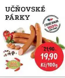 RABBIT řeznictví UČŇOVSKÉ PÁRKY nabídka