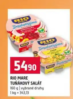 Terno RIO MARE TUŇÁKOVÝ SALÁT 160 g vybrané druhy nabídka