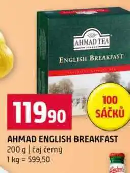 Terno AHMAD ENGLISH BREAKFAST 200 g čaj černý nabídka