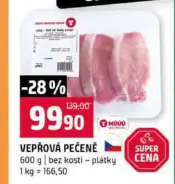 Terno VEPŘOVÁ PEČENĚ 600 g bez kosti plátky nabídka