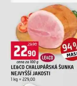 Terno LE&CO CHALUPÁŘSKÁ ŠUNKA NEJVYŠŠÍ JAKOSTI nabídka