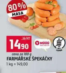 Terno FARMÁŘSKÉ ŠPEKÁČKY nabídka