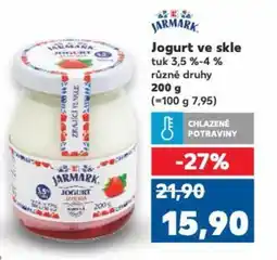Kaufland Jogurt ve skle nabídka