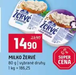 Terno MILKO ŽERVÉ 80 g vybrané druhy nabídka