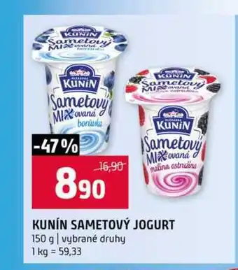 Terno KUNÍN SAMETOVÝ JOGURT 150 g vybrané druhy nabídka
