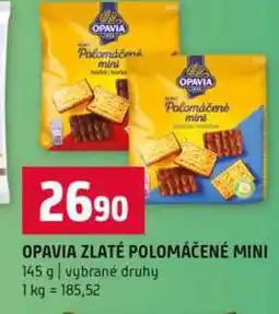 Terno OPAVIA ZLATÉ POLOMÁČENÉ MINI 145 g vybrané druhy nabídka