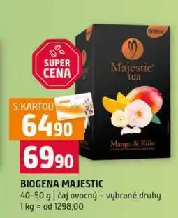 Terno BIOGENA MAJESTIC 40-50 g čaj ovocný vybrané druhy nabídka