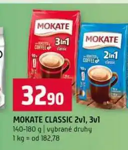 Terno MOKATE CLASSIC 2v1, 3v1 140-180 g vybrané druhy nabídka