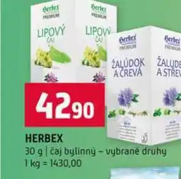 Terno HERBEX 30 g čaj bylinný vybrané druhy nabídka