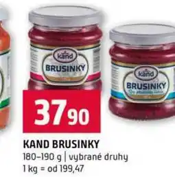 Terno KAND BRUSINKY 180-190 g vybrané druhy nabídka