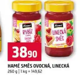 Terno HAMÉ SMĚS OVOCNÁ, LINECKÁ nabídka