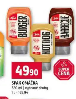 Terno SPAK OMÁČKA 320 ml vybrané druhy nabídka