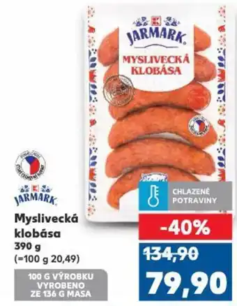 Kaufland Myslivecká klobása nabídka