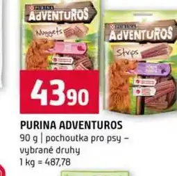 Terno PURINA ADVENTUROS 90 g pochoutka pro psy vybrané druhy nabídka