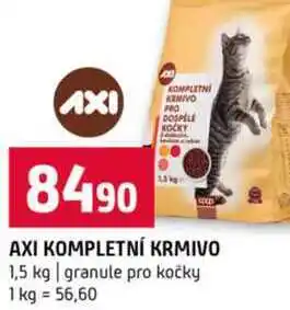 Terno AXI KOMPLETNÍ KRMIVO 1,5 kg granule pro kočky nabídka