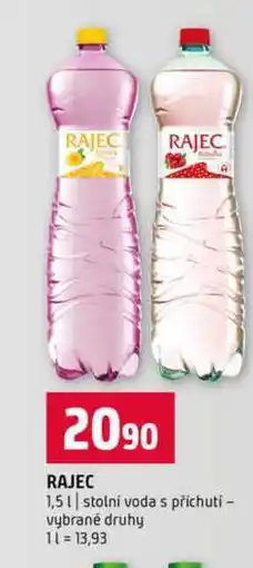 Terno RAJEC 1,5l stolní voda s příchutí vybrané druhy nabídka