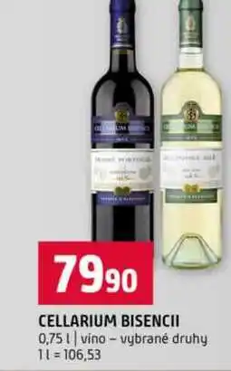 Terno CELLARIUM BISENCII 0,75l vino vybrané druhy nabídka